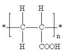 폴리아크릴산염 분자구조