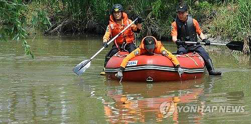 원천저수지 가동보 사고 사례 (2014년 5월 14일, 연합뉴스)