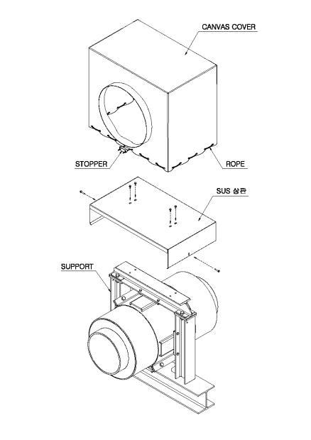 Canvas Cover Type 조립도