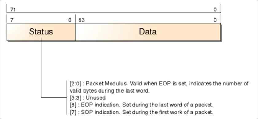 TX FIFO format