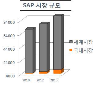 SAP 시장 규모 그래프