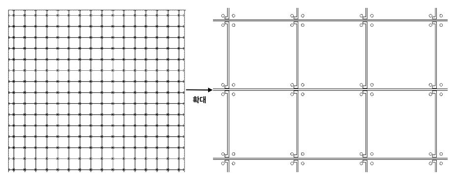 투명 패널 회로 구성 v0.5 (LED 소켓 타입)