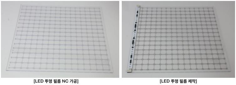 산출물 - LED 투명 필름
