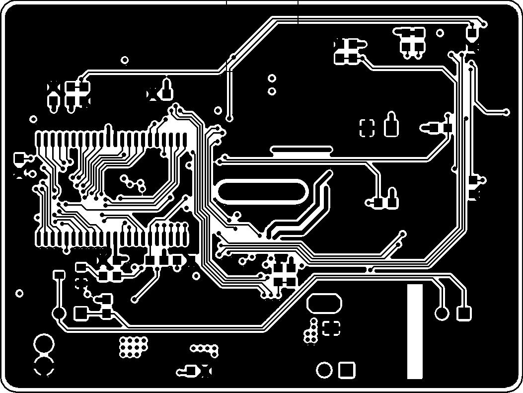 숫자인식 검침단말기 최종 회로 Bottom Routing