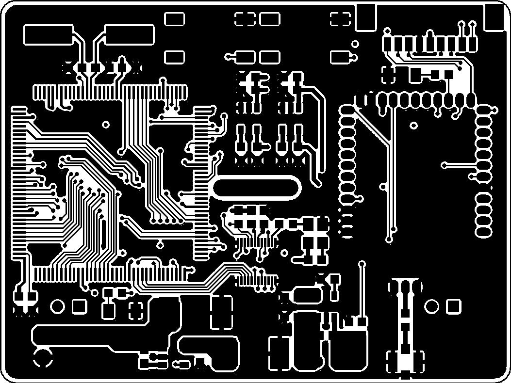 숫자인식 검침단말기 최종 회로 Top Layer Routing