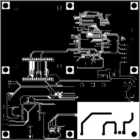 집중기 최종 회로 top layer routing