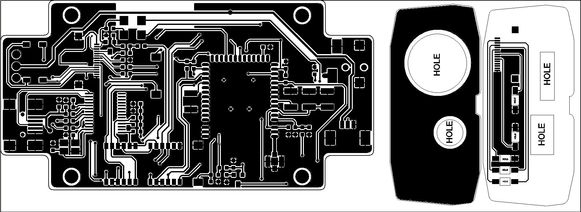 TS-100 top layer routing