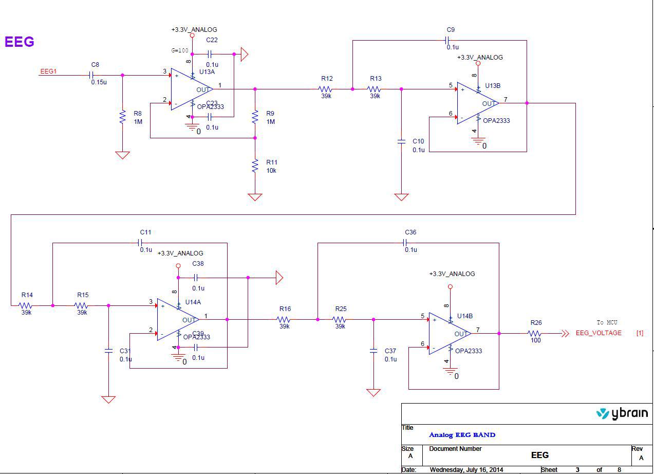 회로 내 High-pass Filter, 6th order Butterworth Low-pass Filer