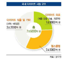 국내 다이어트 시장 규모