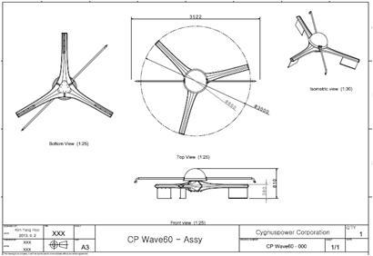 Design of 100W wave system.