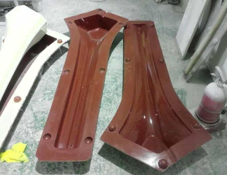 Mold of blade for wave system.