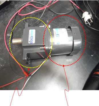 Manufactured motor and reducer for wave system.