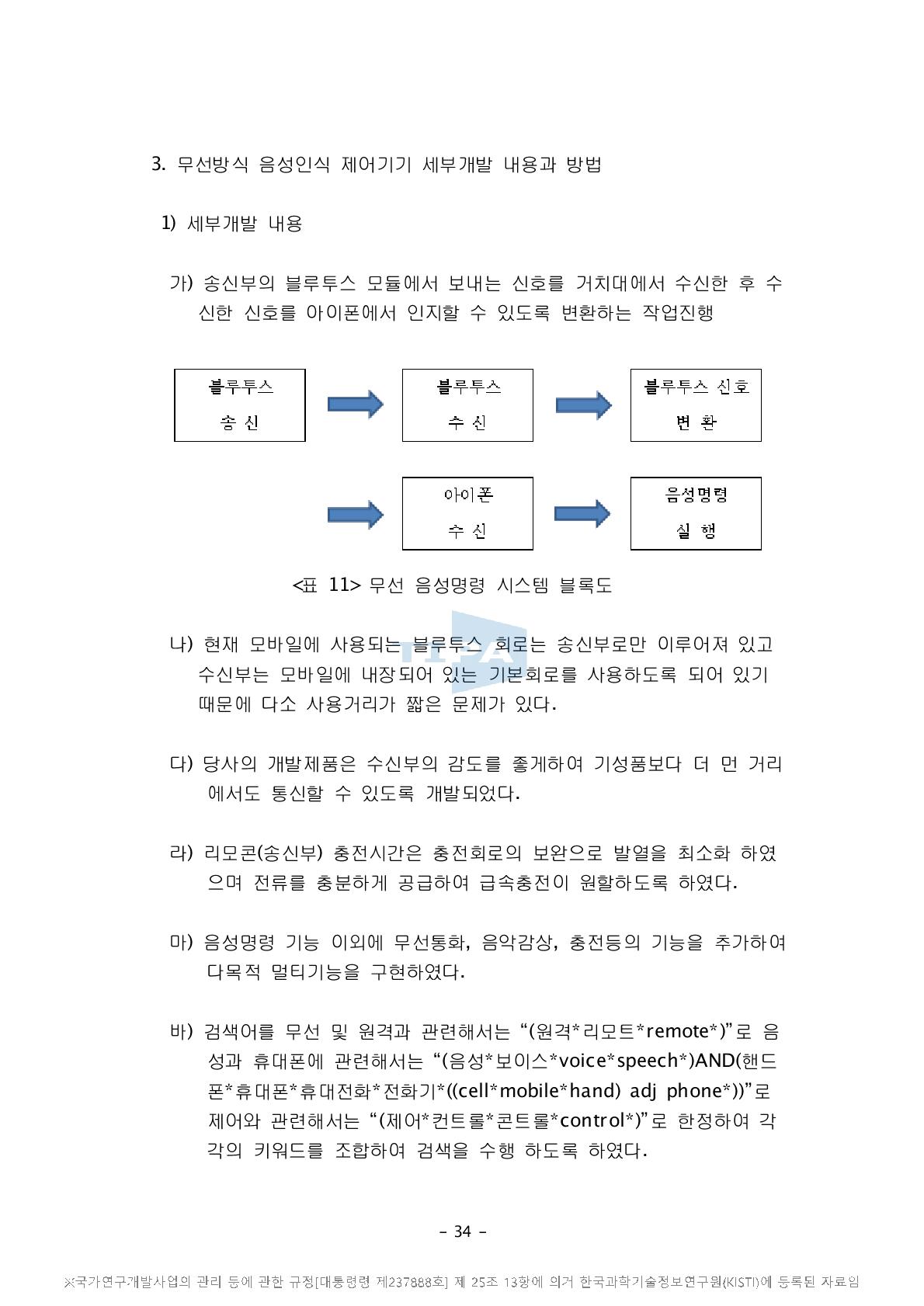 무선 음성명령 시스템 블록도