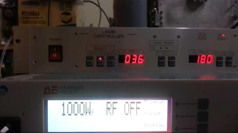 RF POWER 1000W SETTING