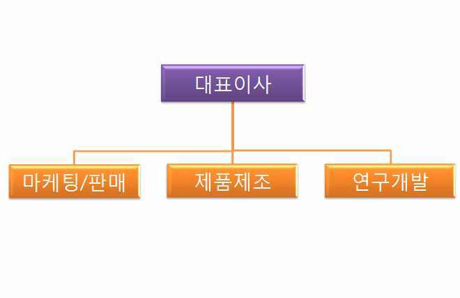 연구개발 조직도