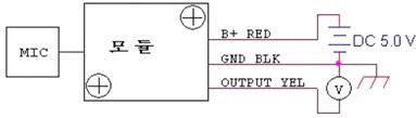고감도 마이크 앰프 모듈 연결방법