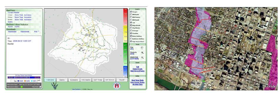 Real-time flood forecasting system using VfloTM in Texas