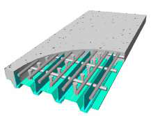그림 2.2 강 -콘크리트 합성 바닥판 기본형상