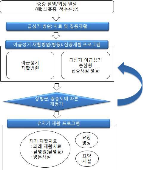 재활의료 전달체계 모형