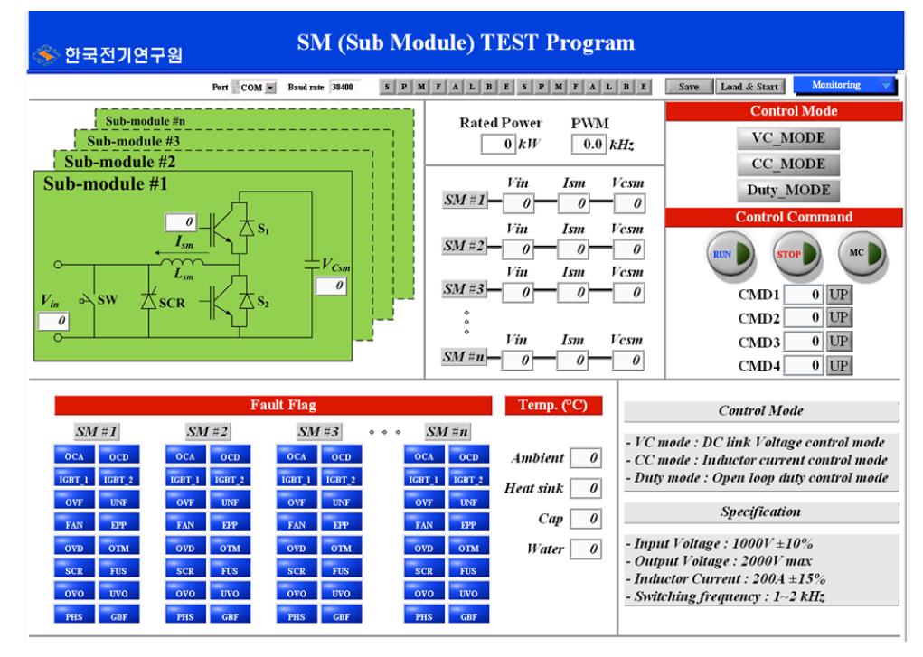 Panel PC에서 실행된 MMI 프로그램