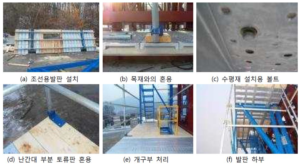 일체식 자동인양 폼워크 구성