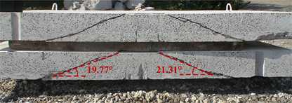 punching shear failure surface of 중국경량골재 콘크리트 슬래브