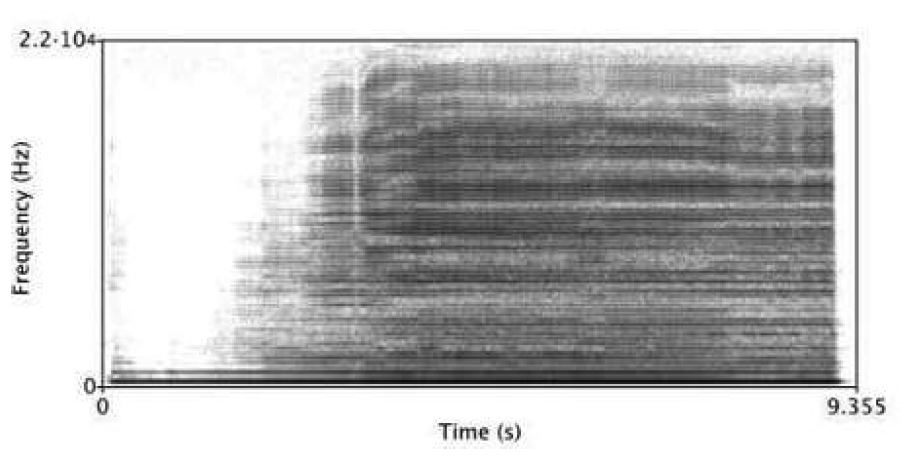 그림 55 대금 청소리가 발생하는 지점 스펙트럼 분석