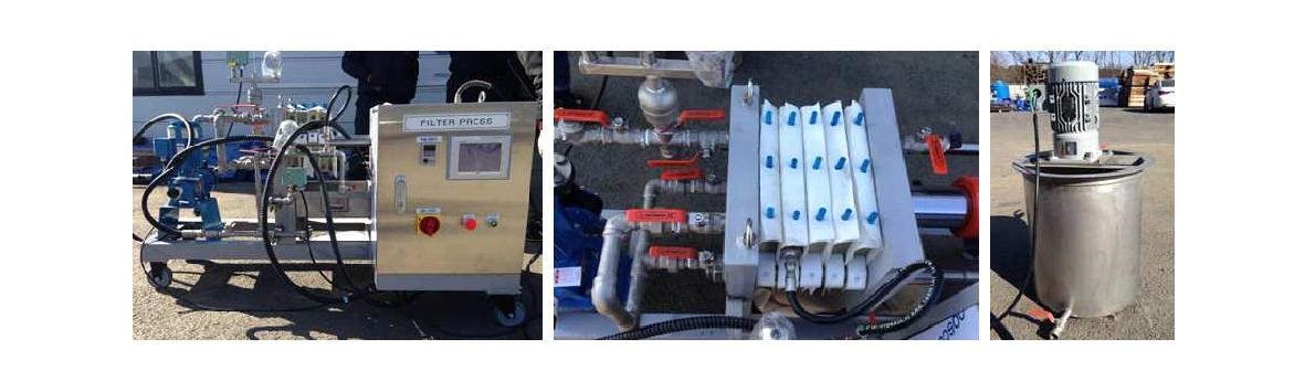 소규모 멤브레인 필터프레스 주요 구성장치