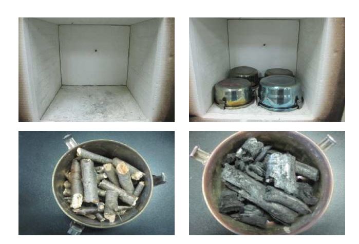 Fig. 3-42. 전기가열형 biochar 제조장치의 시운전