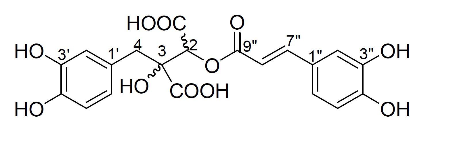 Fukinolic acid의 구조