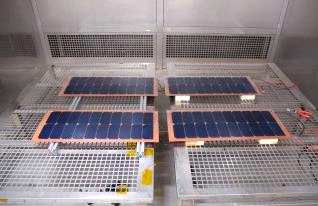 그림 3-3-7 저온시험용 태양전지 모듈 배치