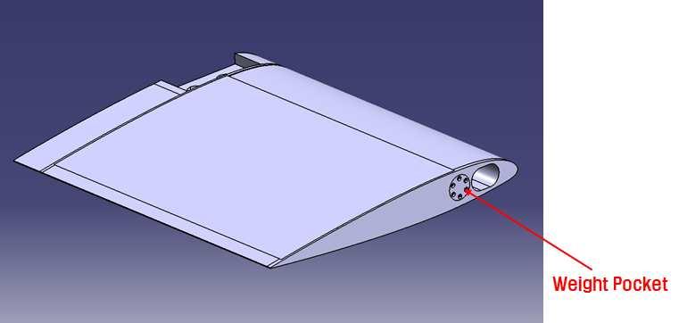 Dummy Blade Weight Pocket 적용 안