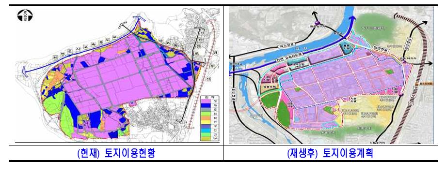 대전 노후산단 재생사업 토지지용계획