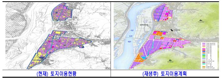 부산 사산공단 재생사업 토지지용계획