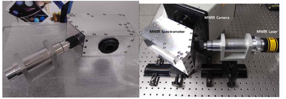 중적외선 분광기 지상모델 시제품
