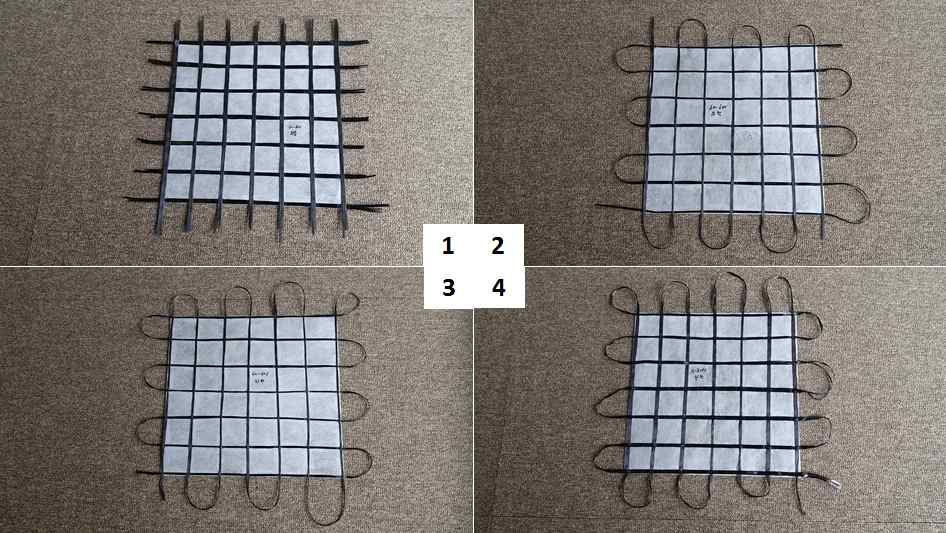 [그림] XN-60-60S 12k(1), 2 channels(2), 1 channel(3) 및 H3055 1 channel(4) grid