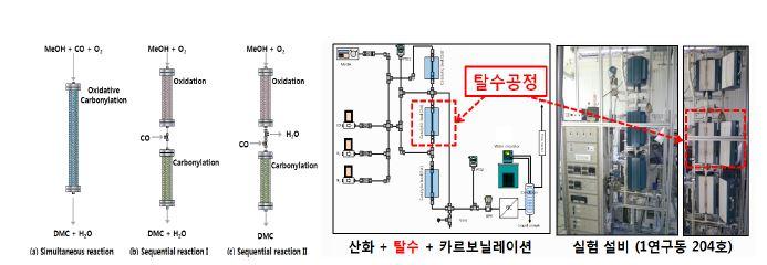 (先)산화-탈수-(後)카르보닐레이션 반응용 반응기 제작