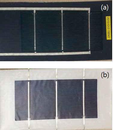다양한 back-sheet를 적용한 유연 CIGS 태양광 모듈