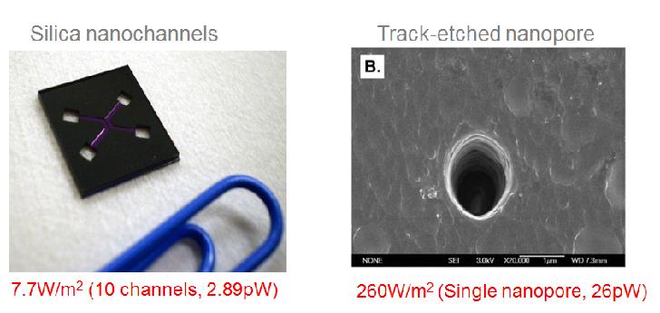 Silica 및 track-etched nanopore 나노이온채널