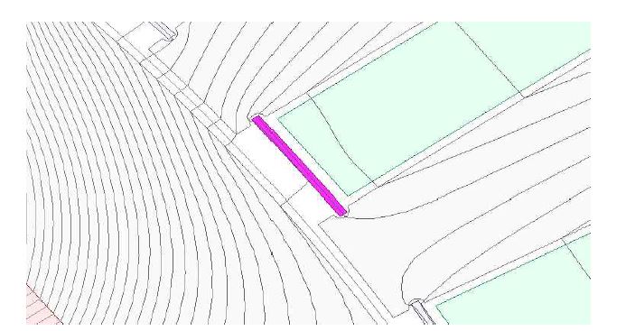 자성 쐐기를 사용한 전동기의 자속선도