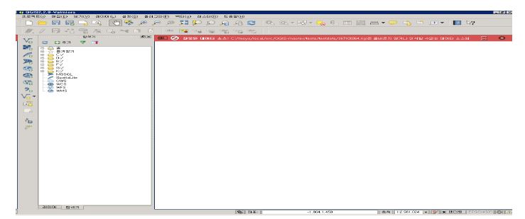 NGI 파일 로딩시 오류 메시지 화면
