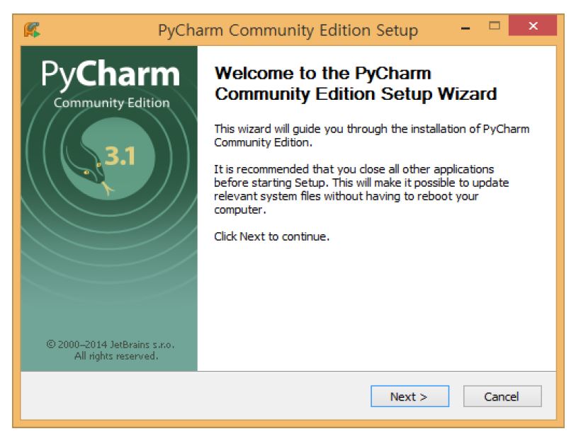 PyCharm Community Edition 설치1