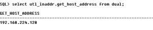 Oracle sql plus에서 쿼리 결과