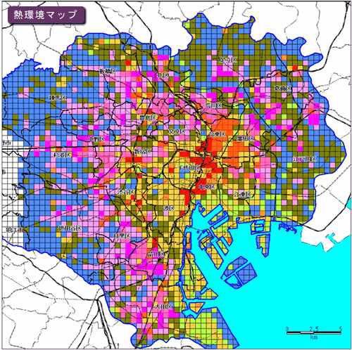 [도쿄 열환경 Map]