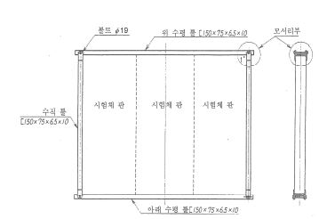 [그림 2-10] 경량벽체 시험체