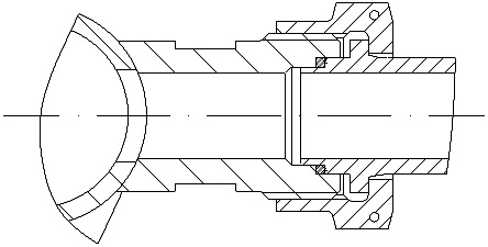 그림 3-3-62 시동 터빈 입구 인터페이스 구조 (CP03)