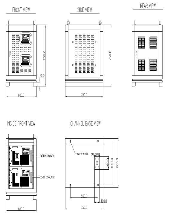 그림 3.3.1.24 충전기 + DC/DC 컨버터 설계 도면