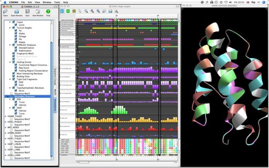PathText 프로젝트 일환으로 개발된 단백질 시퀀스 분석 및 지식화 도구, Utopia