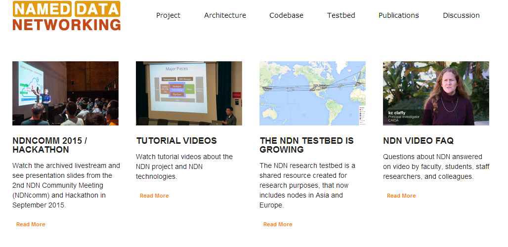 NDN Project web-site