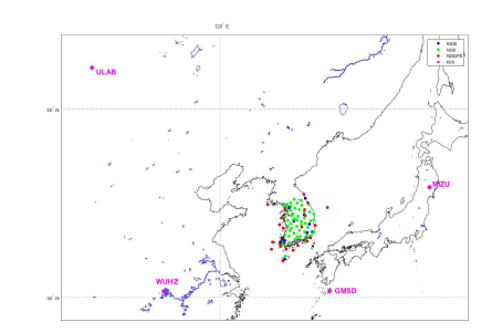 실시간 데이터 수집을 위한 한반도 주변 상시관측망